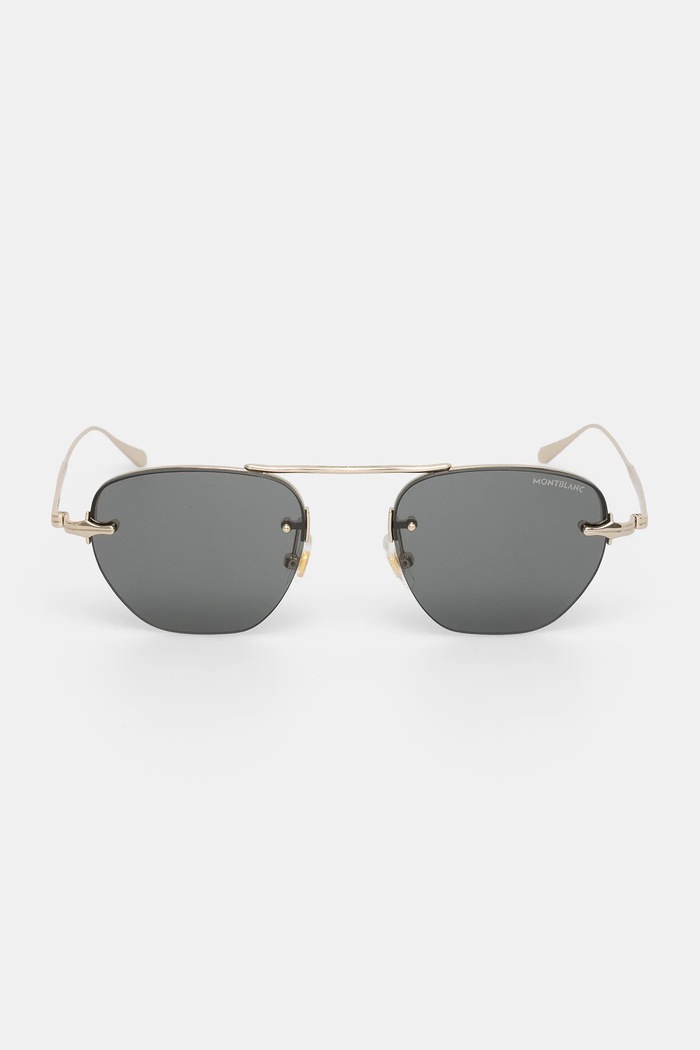 Doplňky Sluneční brýle Montblanc MB0404S zlatá