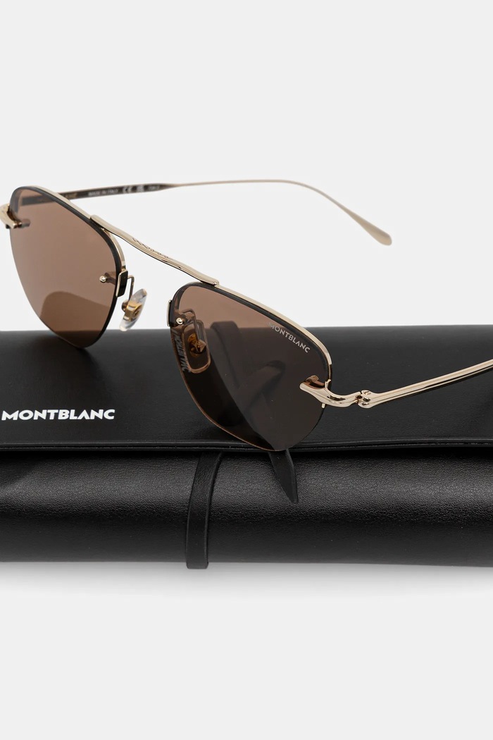 Sunčane naočale Montblanc MB0404S zlatna