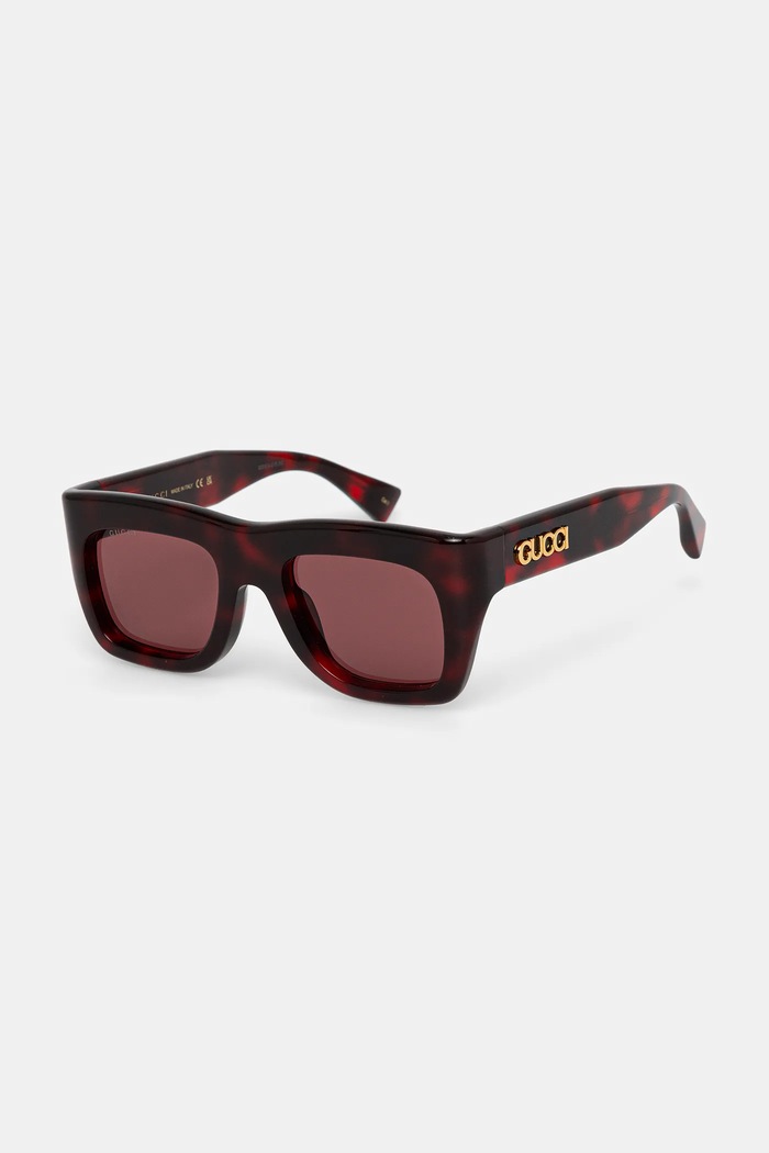Sluneční brýle Gucci obdélníkový burgundské GG1811S