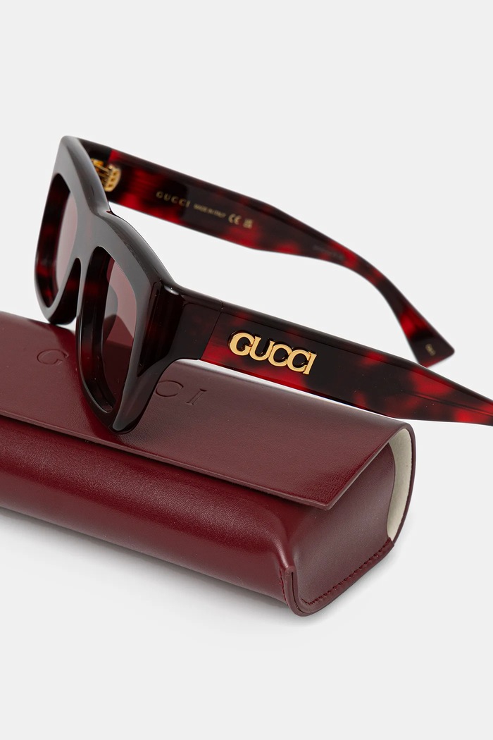 Sluneční brýle Gucci burgundské GG1811S