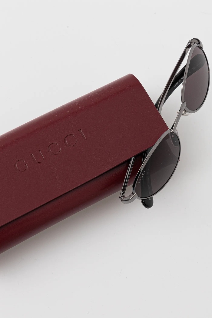 Gucci ochelari de soare argintiu GG1942S