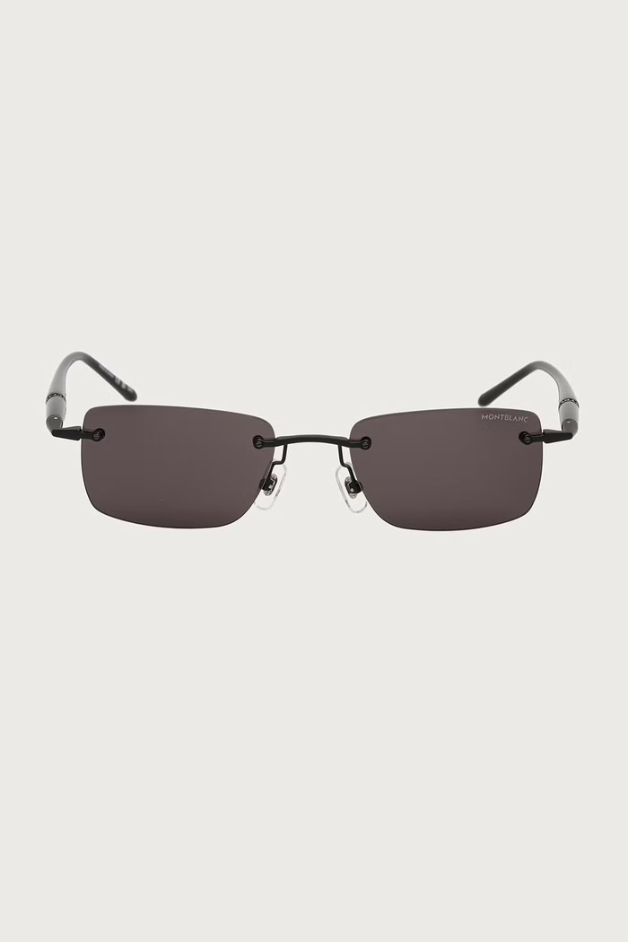 Montblanc Okulary przeciwsłoneczne męskie MB0344S czarny AA00