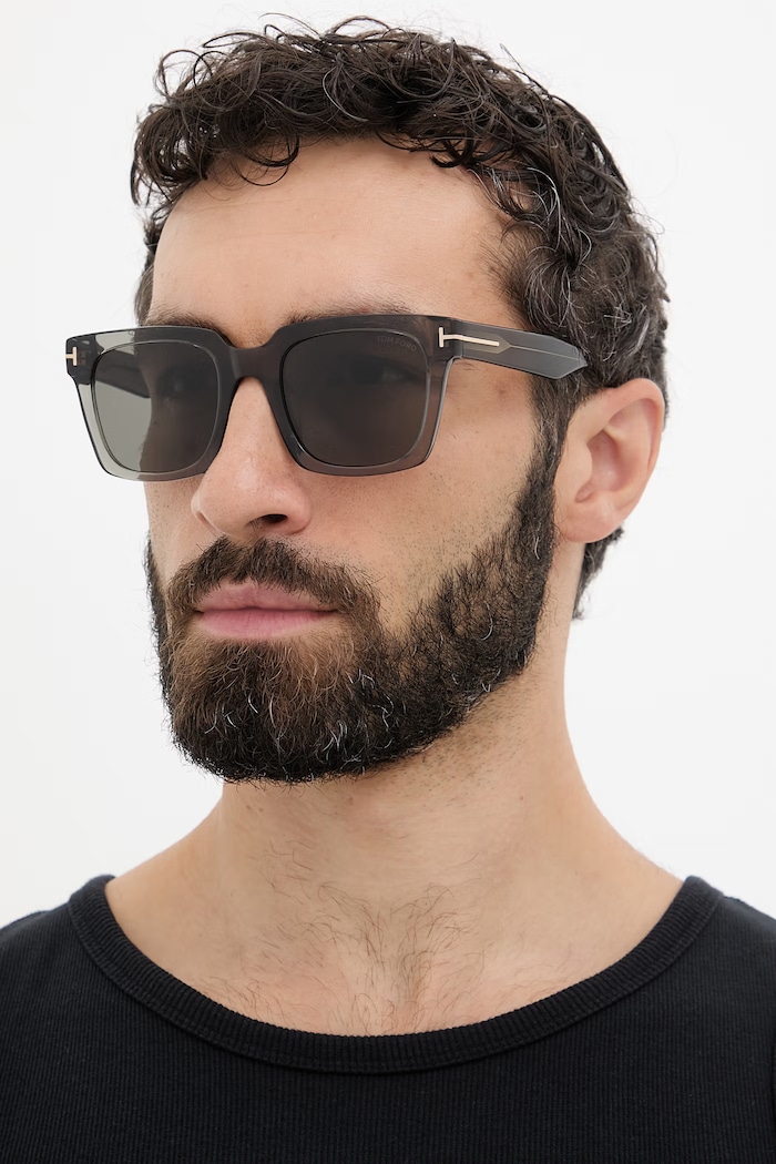 Tom Ford okulary przeciwsłoneczne męskie szary FT1162.K.5420A