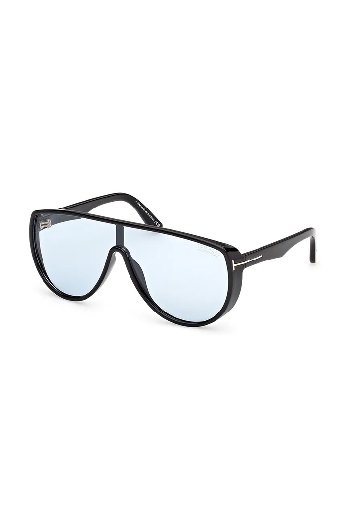 Tom Ford okulary przeciwsłoneczne Achilles FT1182.0001V czarny AA00