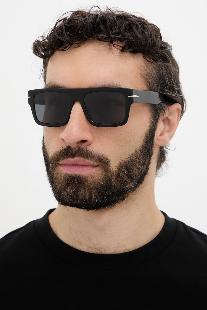 David Beckham slnečné okuliare wayfarer pánske čierna DB.7161/S