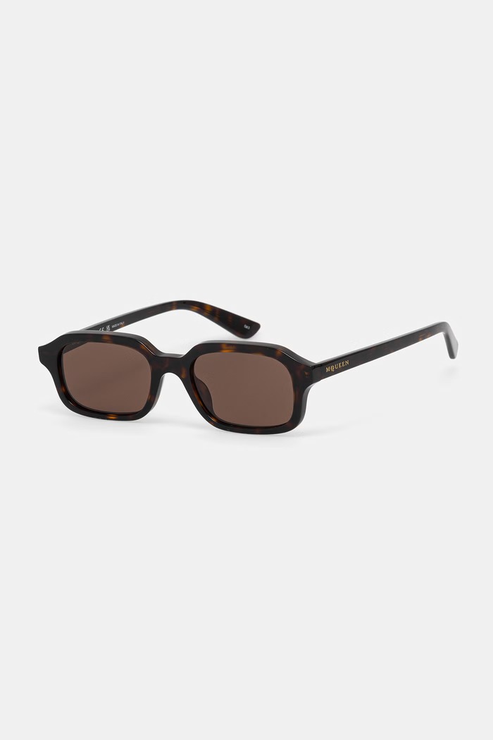 Alexander McQueen sunčane naočale za muškarce AM0558S smeđa AA00