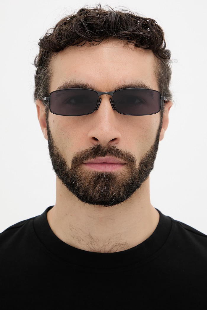 Balenciaga ochelari de soare pentru bărbați BB0493S negru