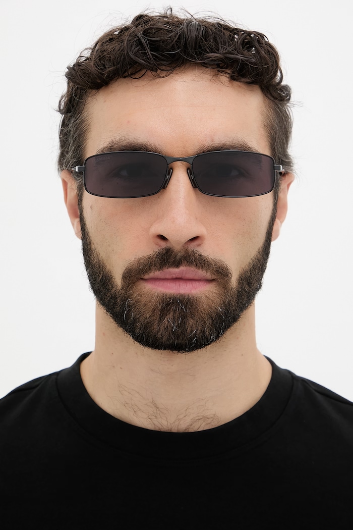 Balenciaga ochelari de soare pentru bărbați BB0493S negru