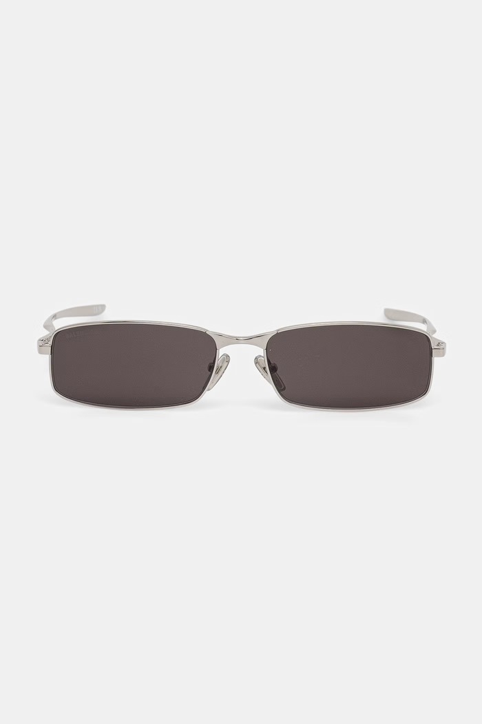 Accesorii Balenciaga ochelari de soare pentru bărbați BB0493S argintiu
