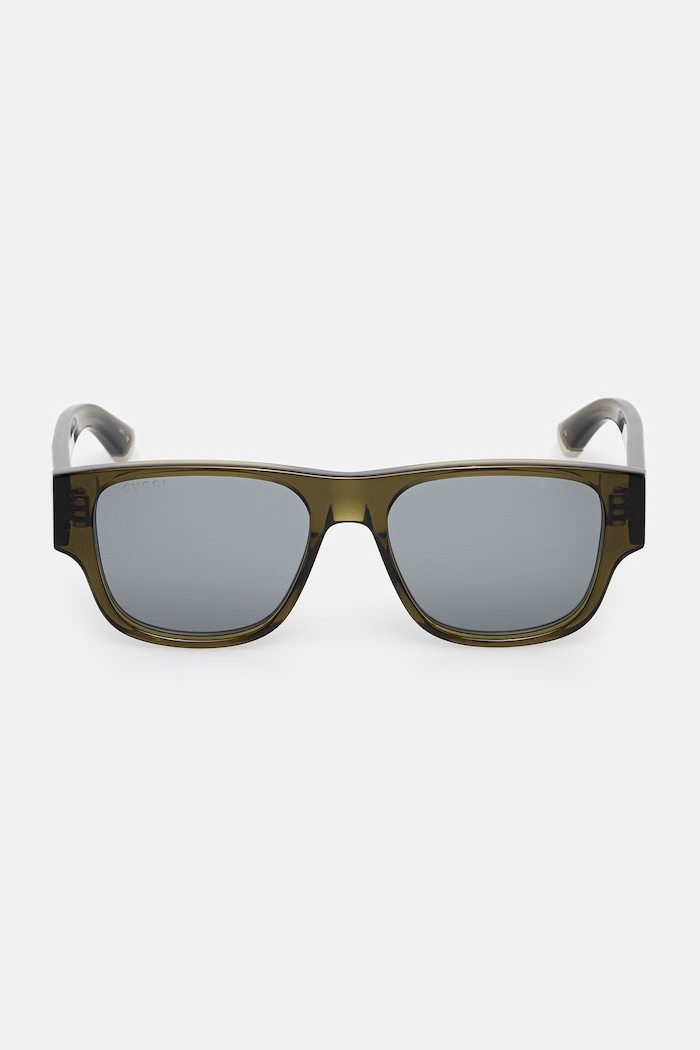 Akcesoria Gucci okulary przeciwsłoneczne kwadratowe męskie GG2075S zielony