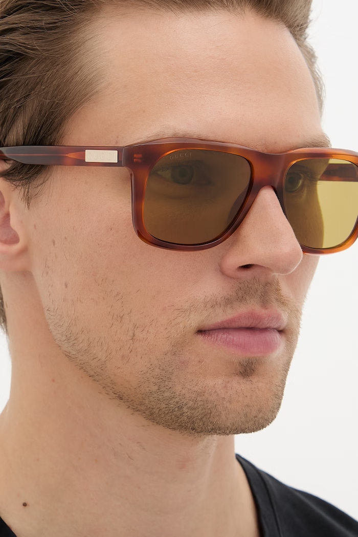 Gucci okulary przeciwsłoneczne kwadratowe męskie GG2077S