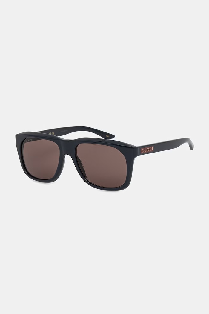 Gucci okulary przeciwsłoneczne kwadratowe męskie GG2077S granatowy AA00