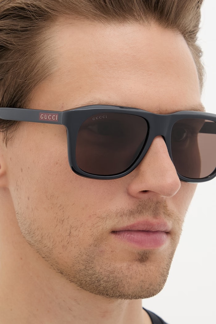 Gucci okulary przeciwsłoneczne kwadratowe męskie GG2077S