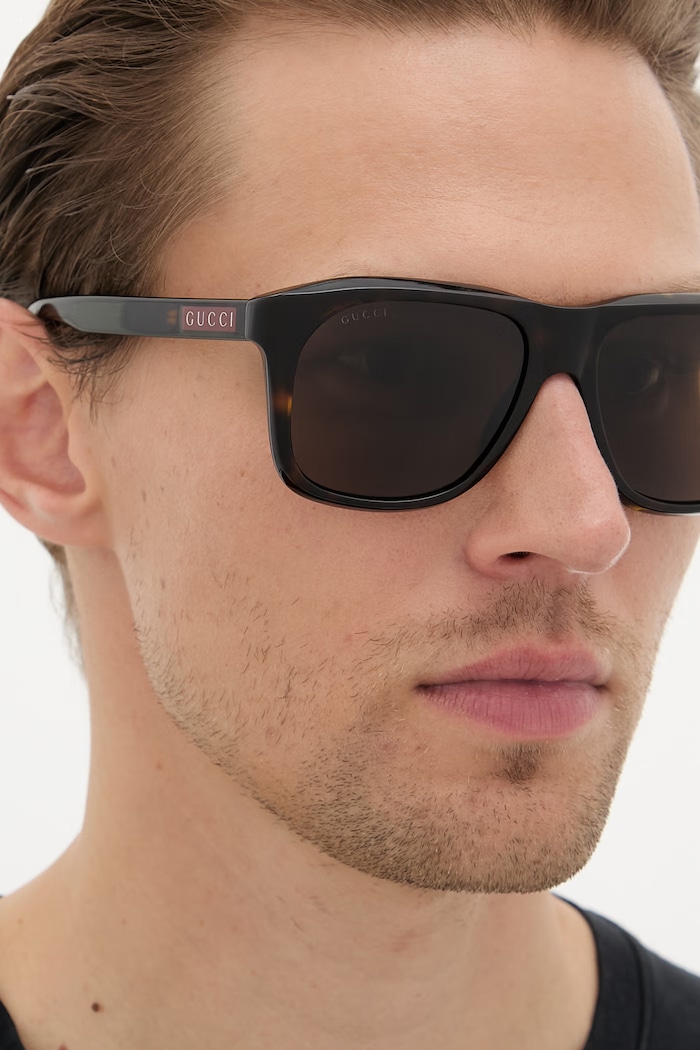 Gucci štvorcové slnečné okuliare pánske GG2077S