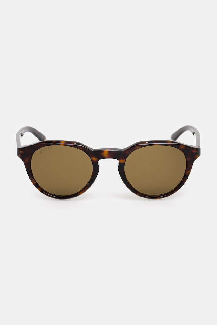 Doplnky Gucci okrúhle slnečné okuliare pánske GG2079S hnedá