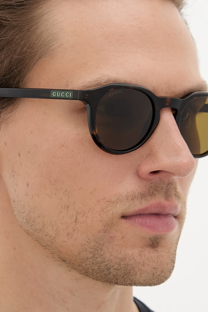 Gucci okrúhle slnečné okuliare pánske GG2079S