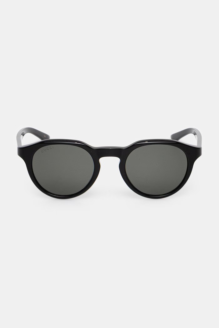 Akcesoria Gucci okulary przeciwsłoneczne okrągłe męskie GG2079S czarny