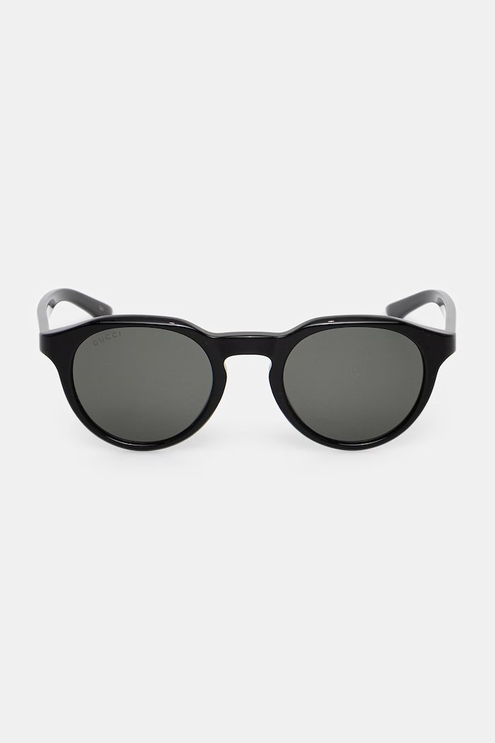 Akcesoria Gucci okulary przeciwsłoneczne okrągłe męskie GG2079S czarny