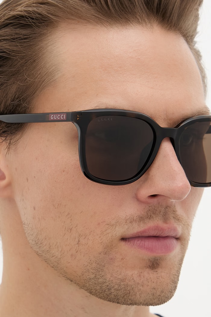 Gucci štvorcové slnečné okuliare pánske GG2080SK
