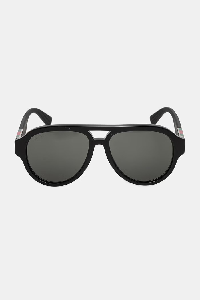 Doplnky Gucci Slnečné okuliare pilot pánske GG2088S čierna