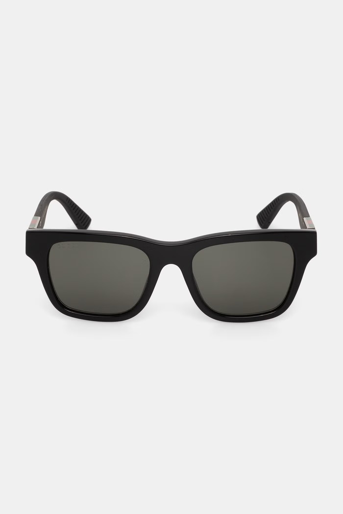 Doplnky Gucci štvorcové slnečné okuliare pánske GG2089S čierna