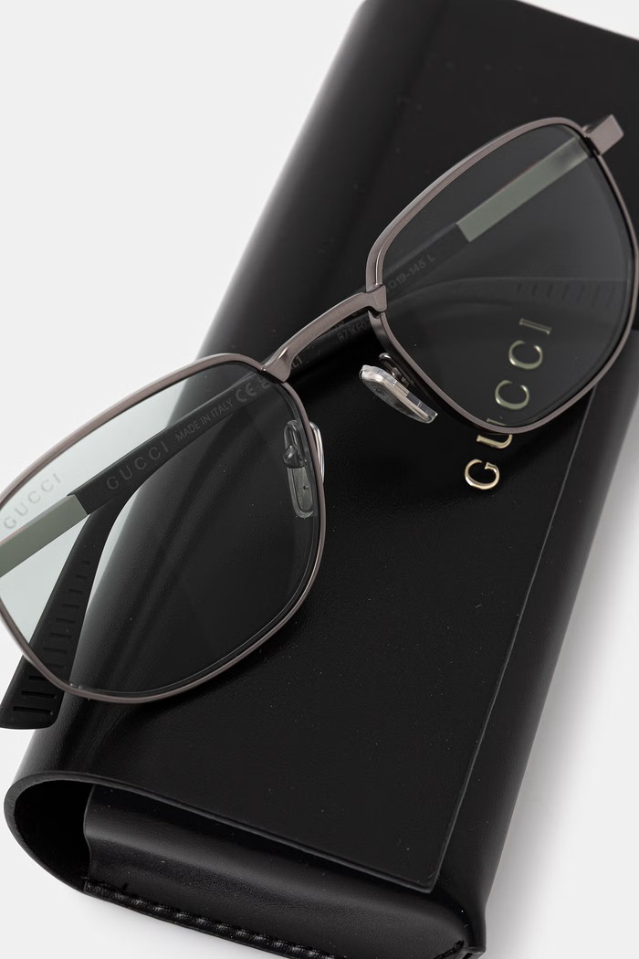 Gucci Slnečné okuliare pánske sivá GG2093S