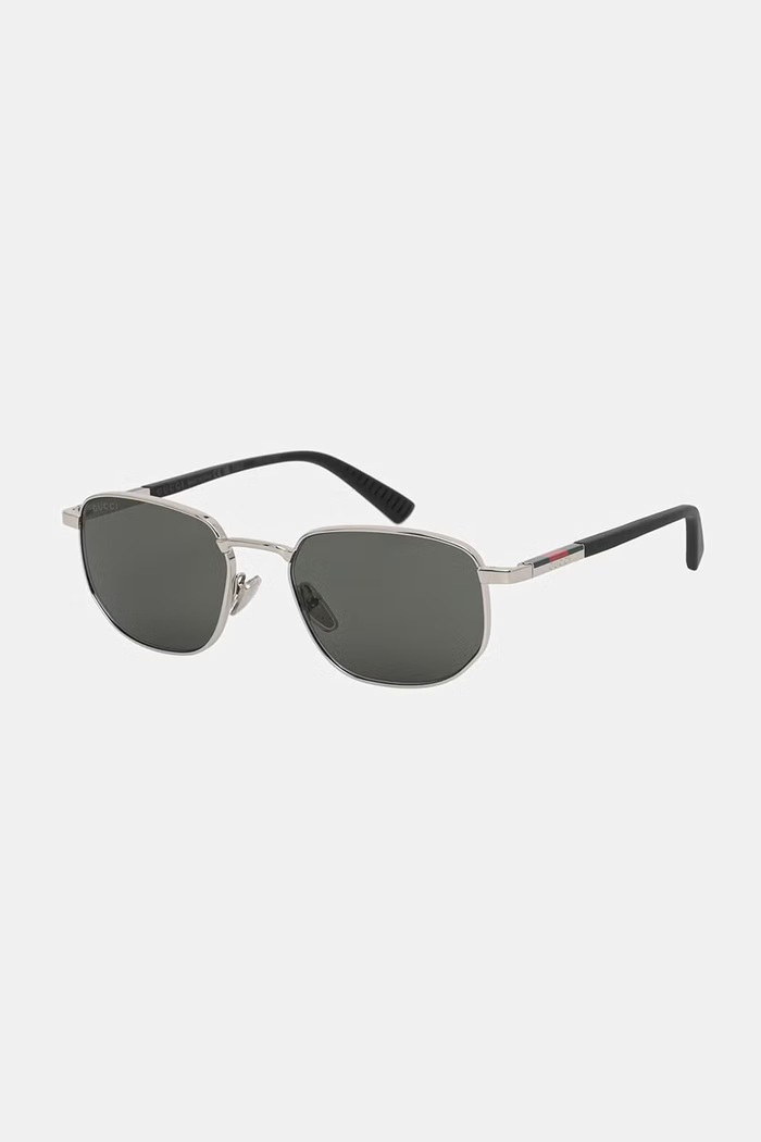 Gucci Slnečné okuliare pánske GG2093S strieborná AA00
