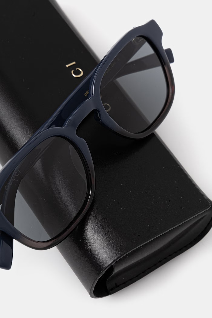 Gucci slnečné okuliare pánske tmavomodrá GG2106S