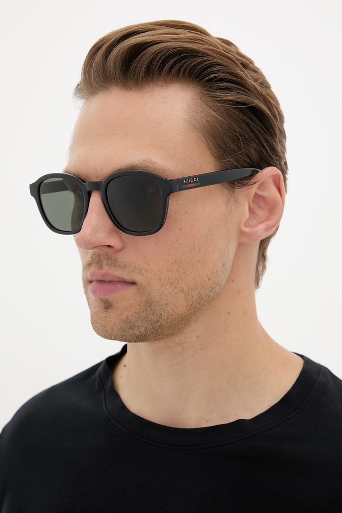 Gucci okulary przeciwsłoneczne męskie czarny GG2109SK