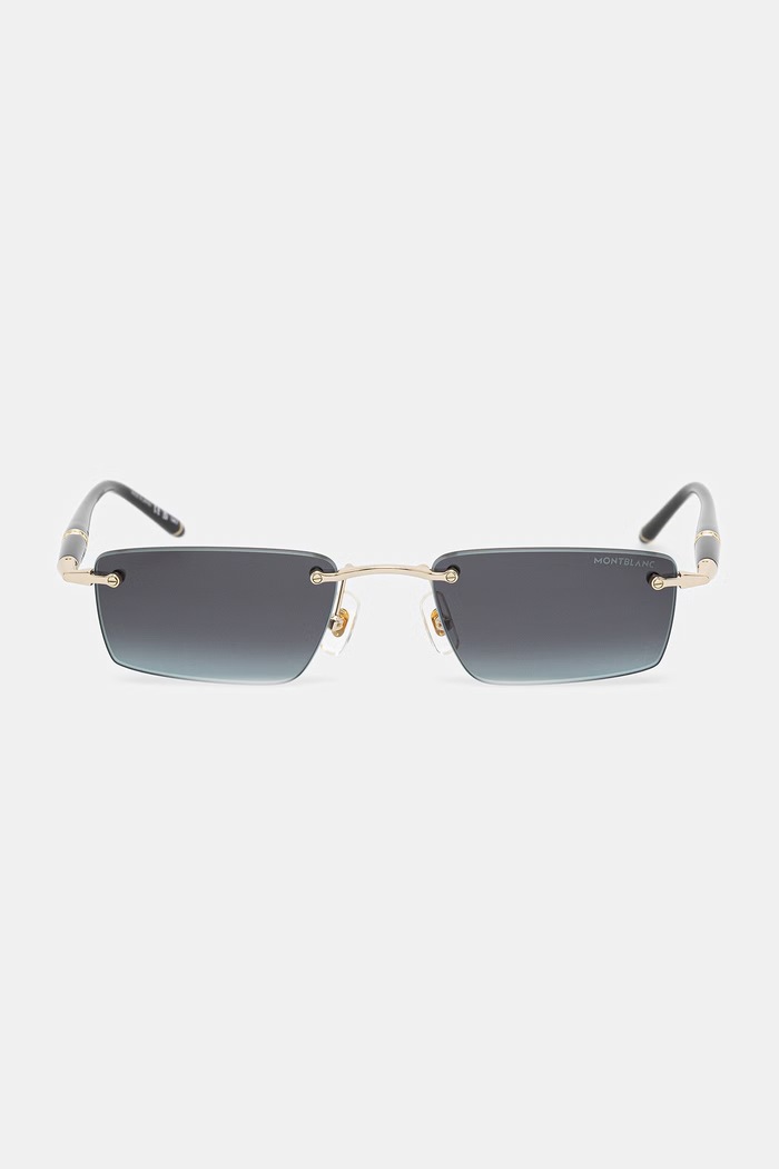Montblanc ochelari de soare bărbătești MB0484S aur AA00