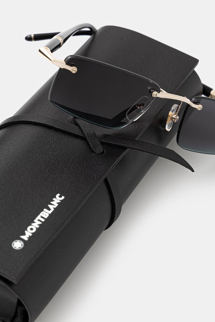 Accesorii Montblanc ochelari de soare bărbătești MB0484S aur