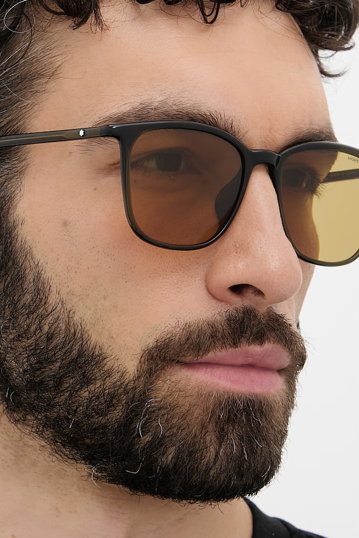 Montblanc ochelari de soare Wayfarer bărbați MB0487SA
