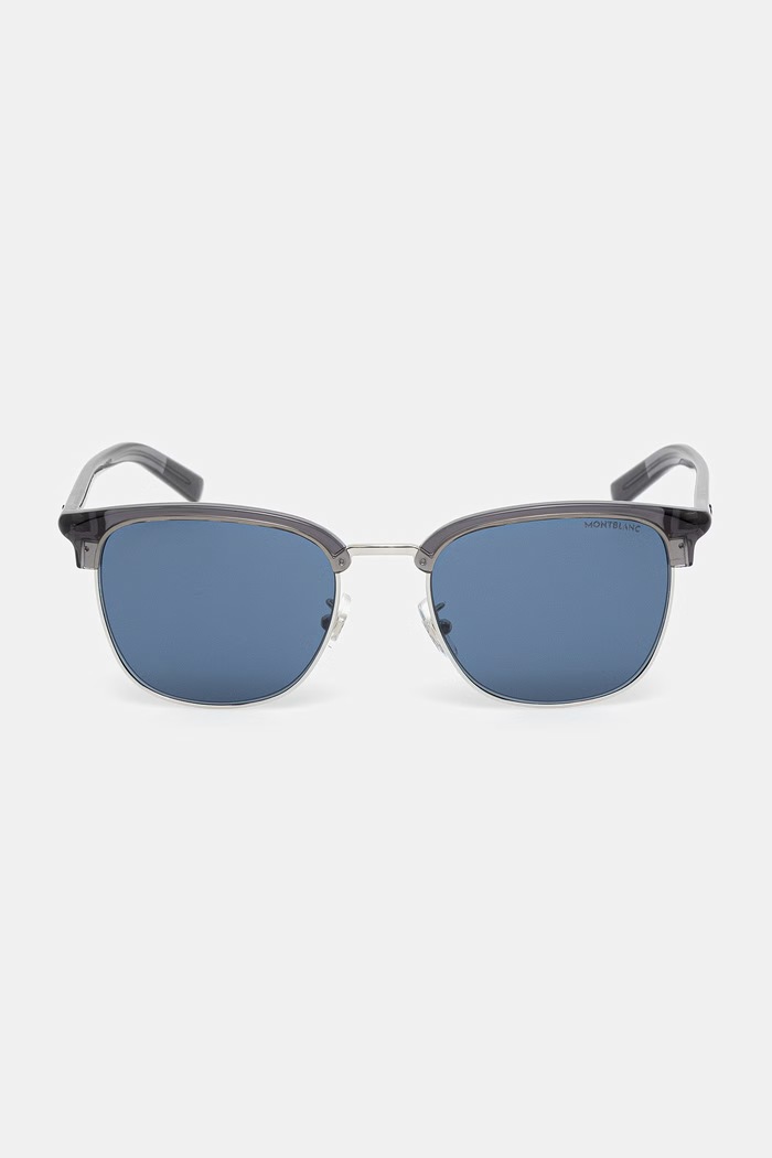 Accesorii Montblanc ochelari de soare bărbați MB0488SA argintiu