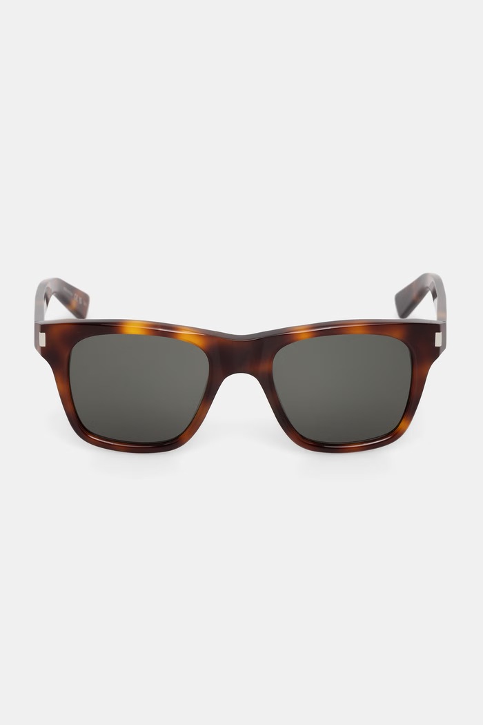 Accesorii Saint Laurent ochelari de soare Wayfarer bărbați SL.875 maro
