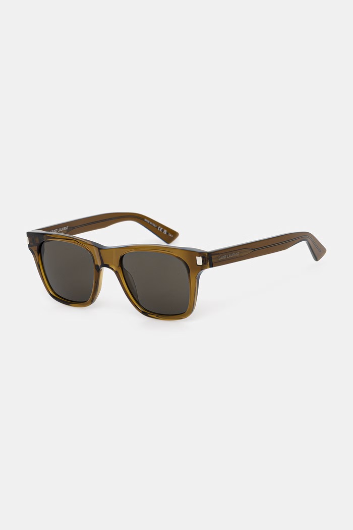 Saint Laurent slnečné okuliare wayfarer pánske SL.875 hnedá AA00