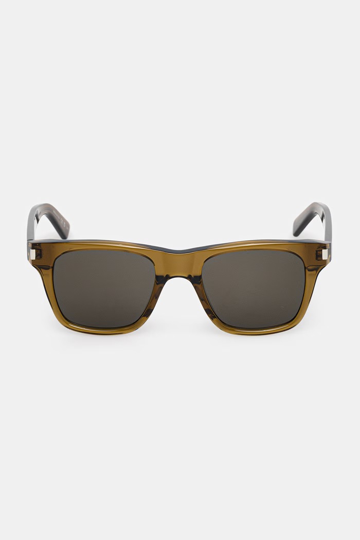 Doplnky Saint Laurent slnečné okuliare wayfarer pánske SL.875 hnedá