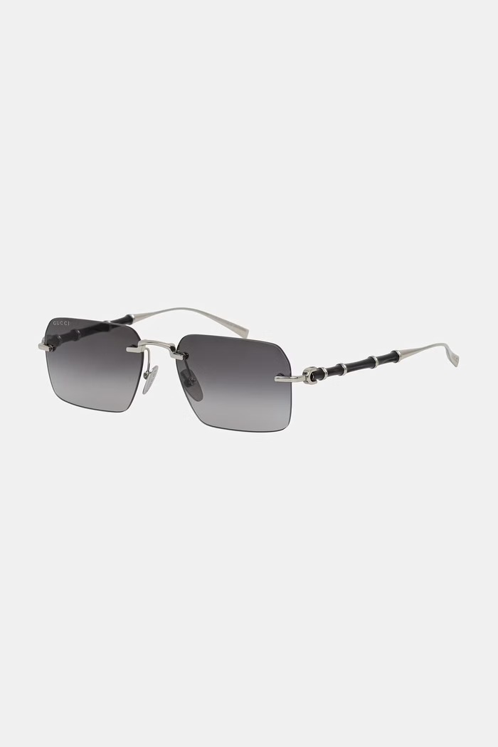 Gucci okulary przeciwsłoneczne męskie GG2154S srebrny AA00