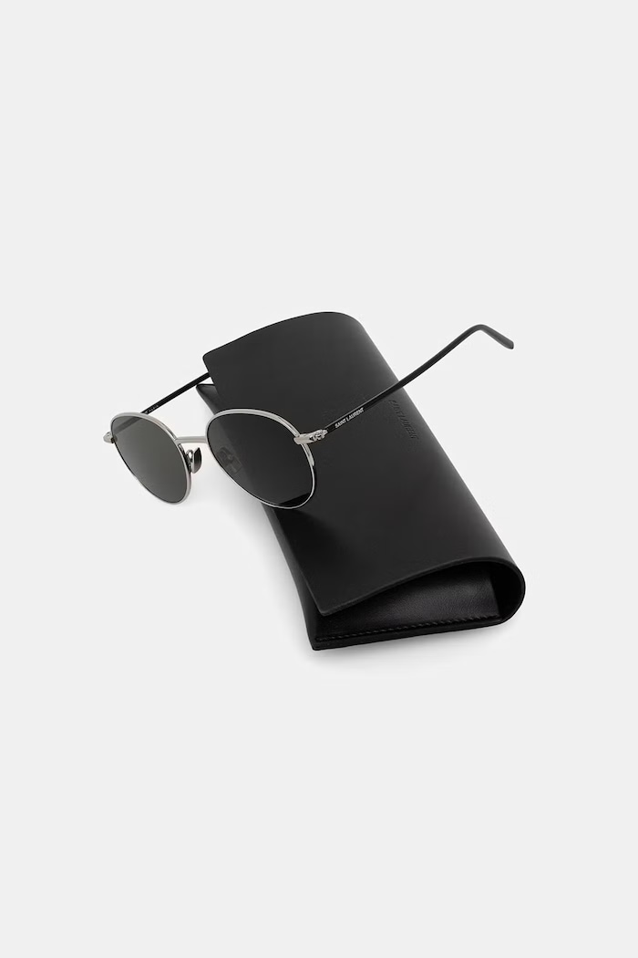 Saint Laurent sluneční brýle pánské stříbrná SL.865