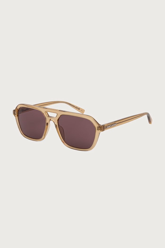 Saint Laurent Okulary przeciwsłoneczne damskie żółty SL.905