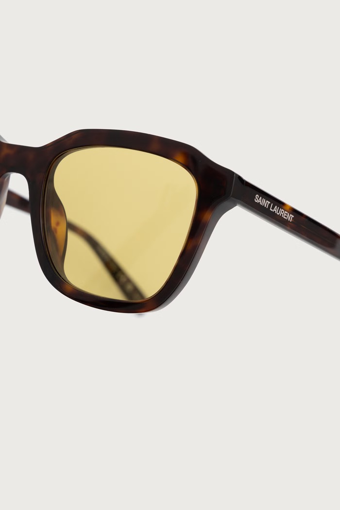 Akcesoria Saint Laurent Okulary przeciwsłoneczne męskie SL.457 brązowy