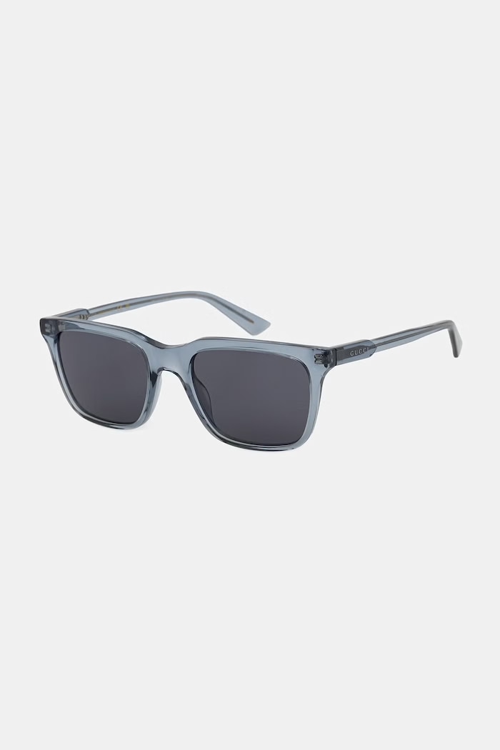 Gucci okulary przeciwsłoneczne kwadratowe męskie GG2114S niebieski AA00