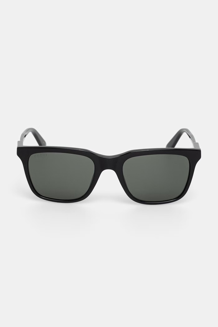 Akcesoria Gucci okulary przeciwsłoneczne kwadratowe męskie GG2114S czarny