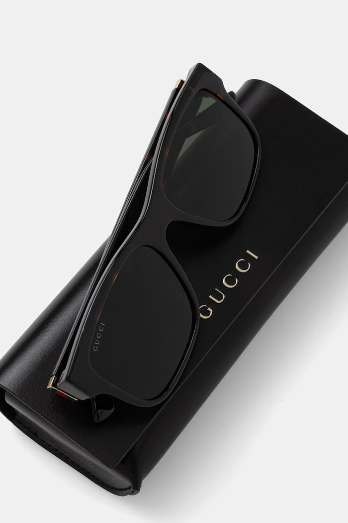Accessori Gucci occhiali da sole quadrati da uomo GG2085S marrone