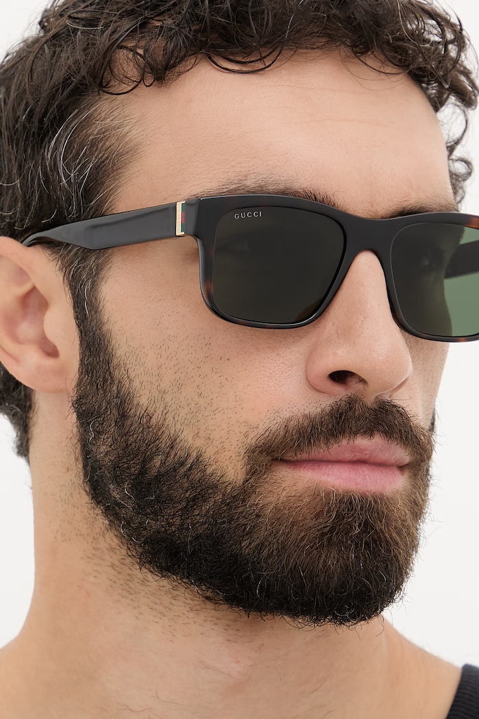Gucci négyzet alakú napszemüveg férfi GG2085S