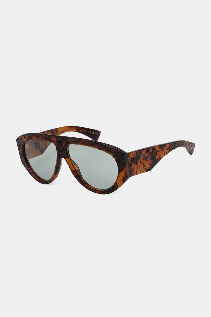 Gucci okulary przeciwsłoneczne męskie GG2128S brązowy AA00