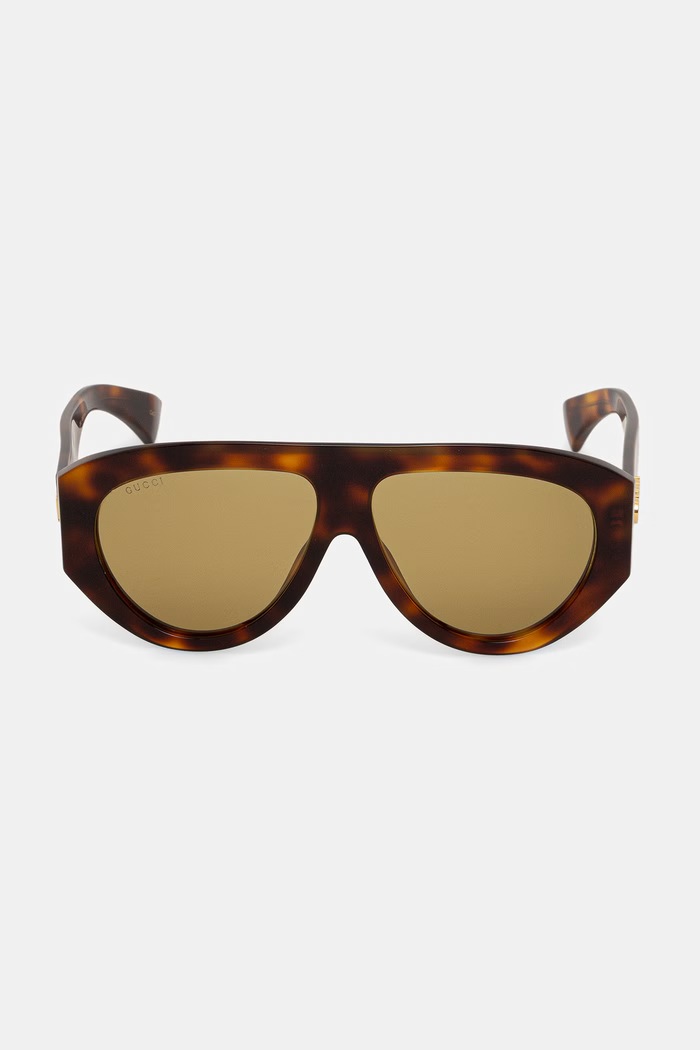 Gucci okulary przeciwsłoneczne męskie GG2128S brązowy AA00