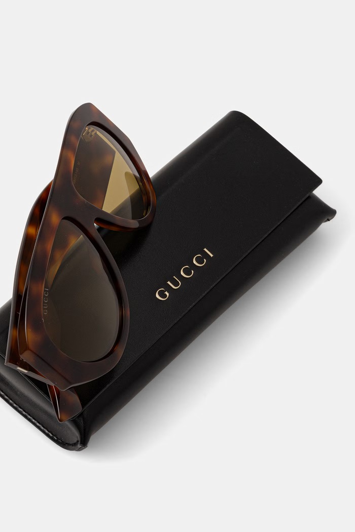 Akcesoria Gucci okulary przeciwsłoneczne męskie GG2128S brązowy