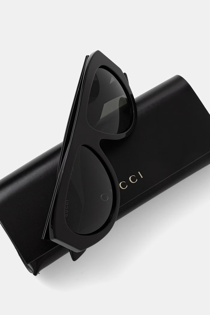 Gucci okulary przeciwsłoneczne męskie czarny GG2128S