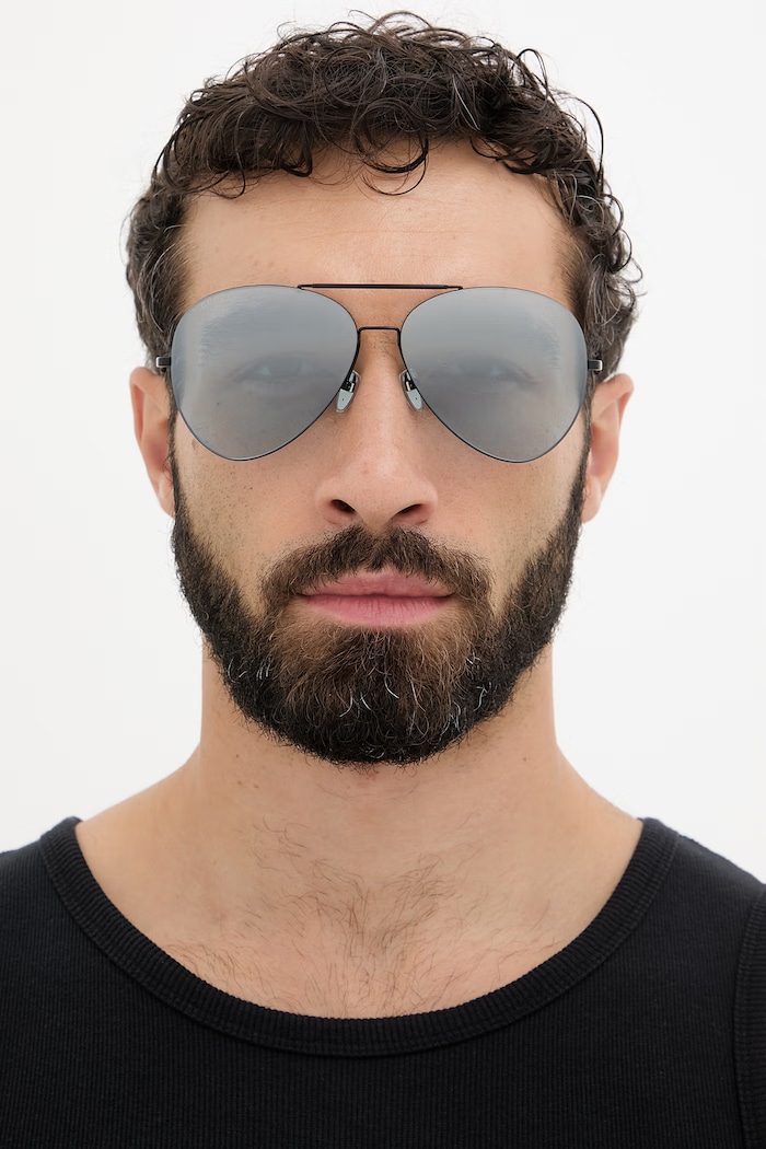Gucci occhiali da sole da pilota da uomo GG2172S nero