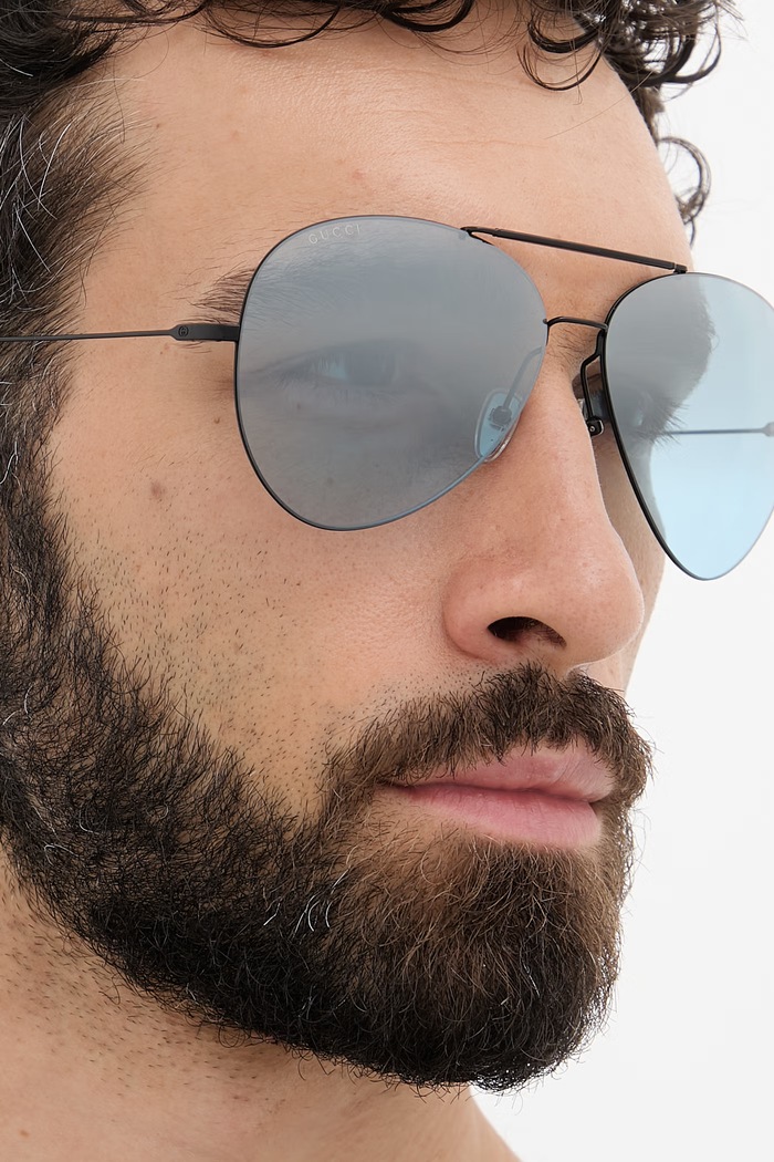 Gucci occhiali da sole da pilota da uomo GG2172S